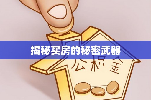 矿区揭秘买房的秘密武器