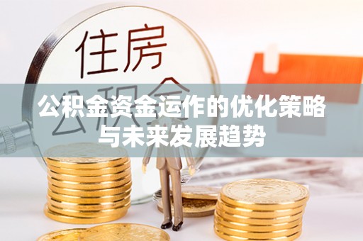 矿区公积金资金运作的优化策略与未来发展趋势