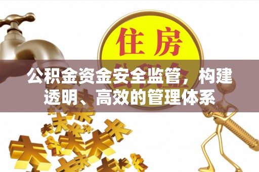 矿区公积金资金安全监管，构建透明、高效的管理体系