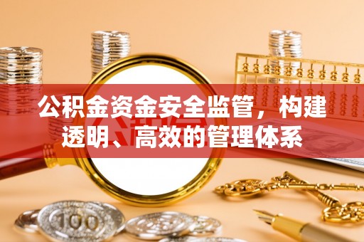 矿区公积金资金安全监管，构建透明、高效的管理体系