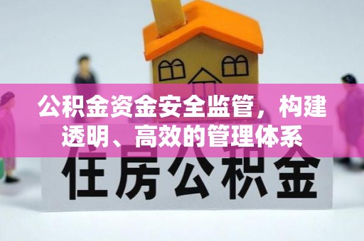 矿区公积金资金安全监管，构建透明、高效的管理体系