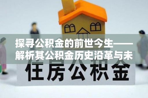 矿区探寻公积金的前世今生——解析其公积金历史沿革与未来方向