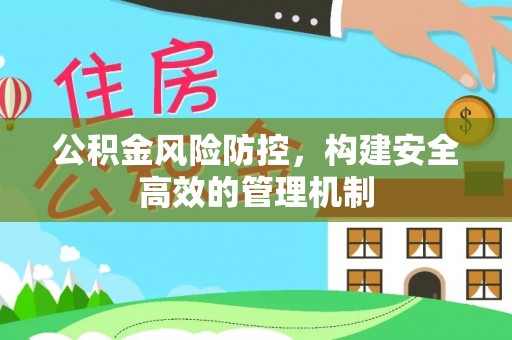 矿区公积金风险防控，构建安全高效的管理机制